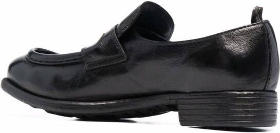 Officine Creative Penny slip-on loafers Zwart