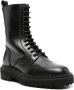 Officine Creative Provence leren combat boots Zwart - Thumbnail 2