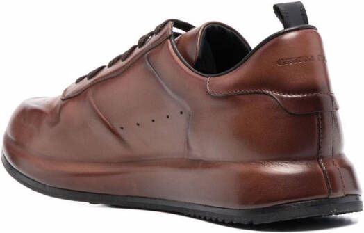 Officine Creative Race Lux leren sneakers Bruin