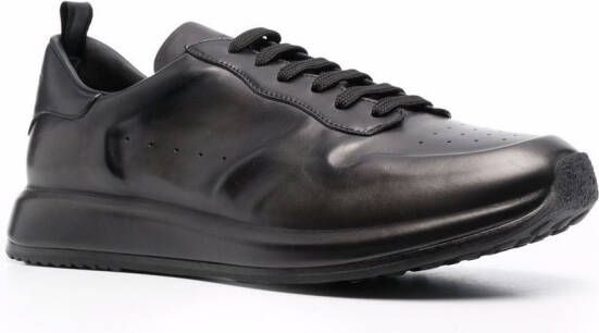 Officine Creative Race Lux leren sneakers Zwart