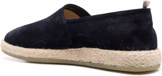 Officine Creative Roped leren espadrilles Blauw