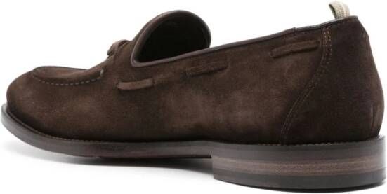 Officine Creative Suède loafers Bruin