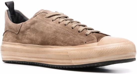 Officine Creative Suède sneakers Bruin