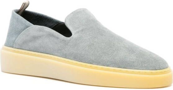 Officine Creative Suède sneakers Groen