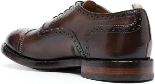 Officine Creative Temple 021 leren Oxford schoenen Bruin