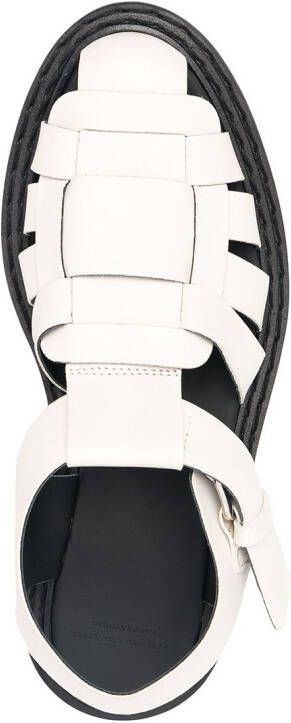 Officine Creative Ulla leren sandalen Wit