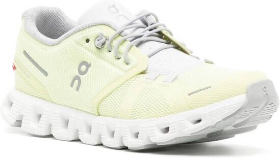 On Running Cloud 5 low-top sneakers Geel