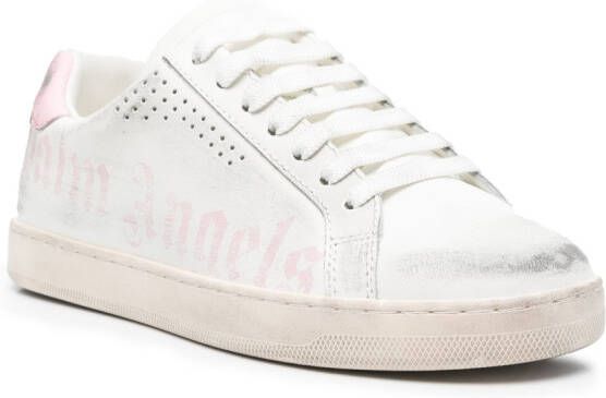 Palm Angels Sneakers met logoprint Wit