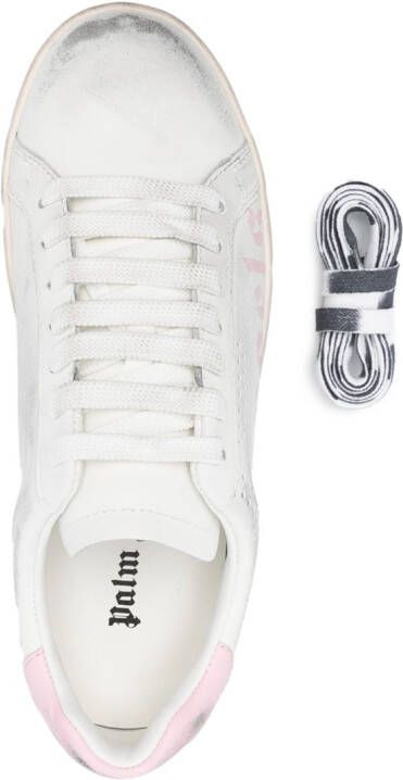 Palm Angels Sneakers met logoprint Wit