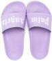 Palm Angels Kids Slippers met logoprint Paars - Thumbnail 3