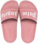 Palm Angels Kids Slippers met logoprint Roze - Thumbnail 3