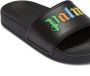 Palm Angels Kids Teenslippers met logoprint Zwart - Thumbnail 4