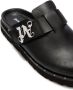 Palm Angels Mule leren slides Black Heren - Thumbnail 10