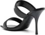 Palm Angels Leren sandalen Zwart - Thumbnail 3