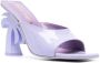 Palm Angels Pumps met palmboom hak Paars - Thumbnail 2