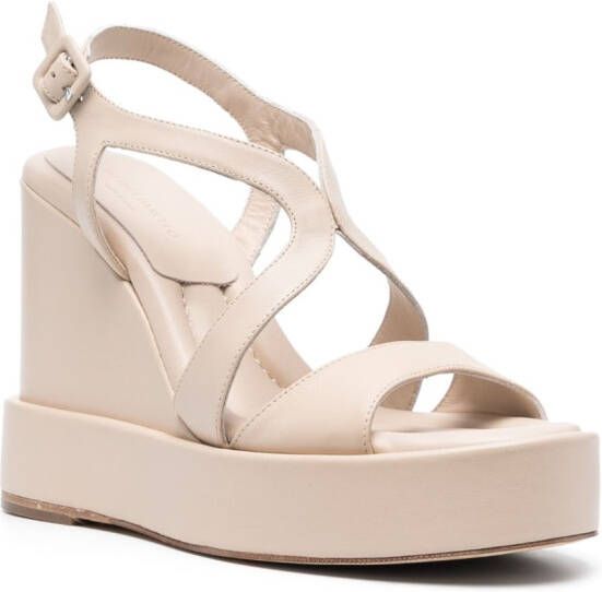 Paloma Barceló Sandalen met open neus Beige