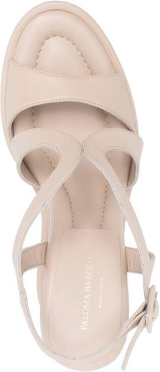 Paloma Barceló Sandalen met open neus Beige