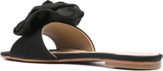 Paloma Barceló Calipso sandalen met bloemapplicatie Zwart