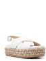 Paloma Barceló Francia espadrilles met plateauzool Wit - Thumbnail 2