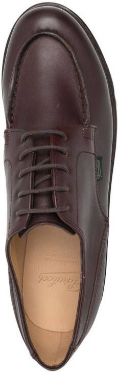 Paraboot Derby schoenen met logopatch Bruin