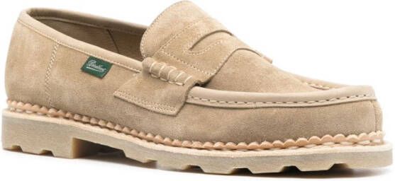 Paraboot Loafers met logopatch Beige