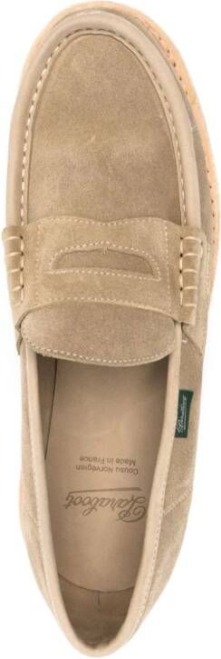 Paraboot Loafers met logopatch Beige