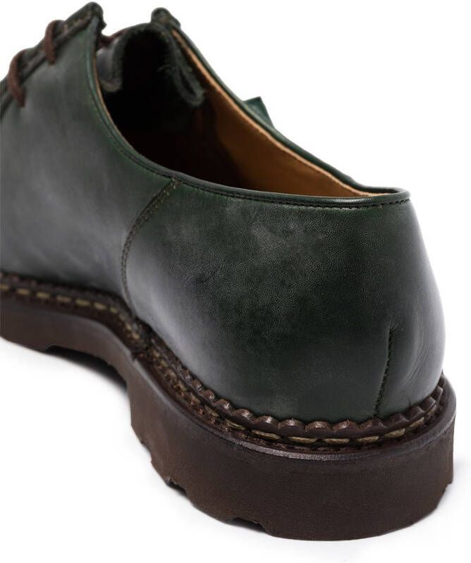 Paraboot Michael Lisse leren veterschoenen Groen