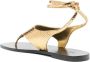 Paris Texas Amalfi leren sandalen Goud - Thumbnail 3