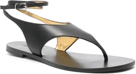 Paris Texas Amalfi leren sandalen Zwart