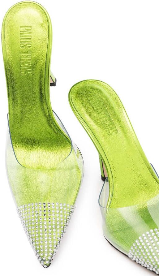 Paris Texas Holly PVC muiltjes Groen