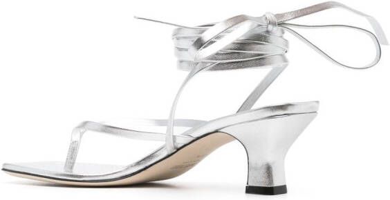 Paris Texas Metallic sandalen Zilver