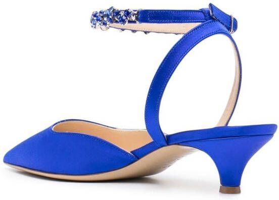 P.A.R.O.S.H. Pumps met kristal Blauw