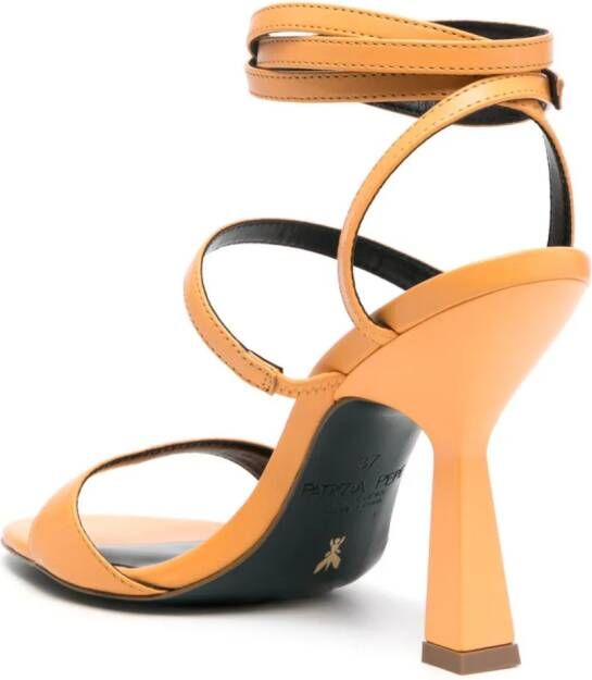 Patrizia Pepe Ace sandalen met enkelbandje Oranje