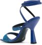 Patrizia Pepe 100mm sandalen met glitter Blauw - Thumbnail 3