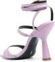 Patrizia Pepe Leren sandalen Paars - Thumbnail 3