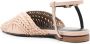 Patrizia Pepe Leren slippers Beige - Thumbnail 3