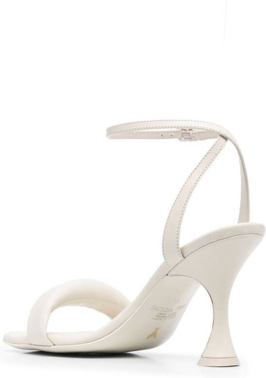 Patrizia Pepe Monochrome sandalen Wit