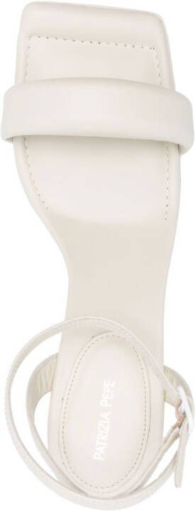 Patrizia Pepe Monochrome sandalen Wit