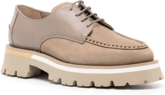 Paul Smith Argon leren veterschoenen Beige