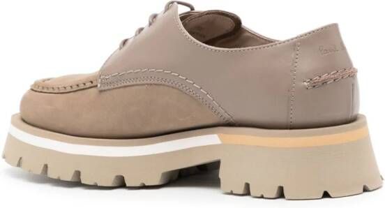 Paul Smith Argon leren veterschoenen Beige