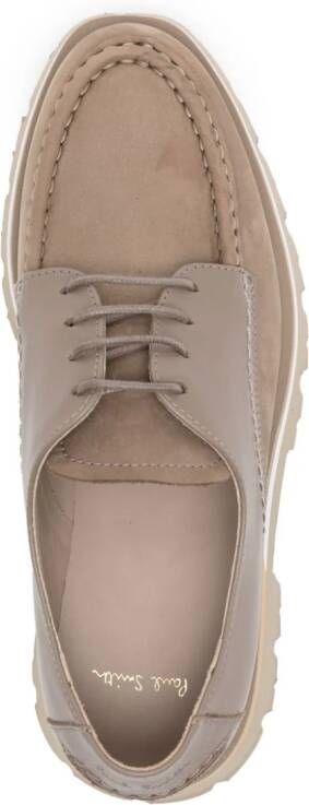 Paul Smith Argon leren veterschoenen Beige