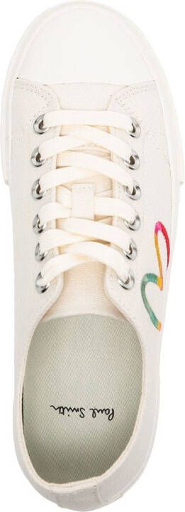 Paul Smith Kinsey sneakers met geborduurd hart Wit