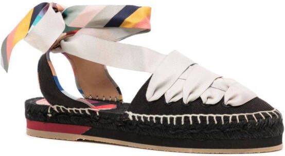 Paul Smith Espadrilles met veters Zwart