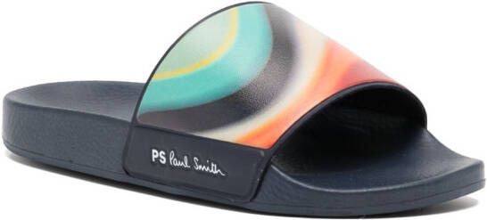 Paul Smith Gestreepte slippers Veelkleurig