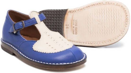 Pèpè Laura tweekleurige schoenen Blauw