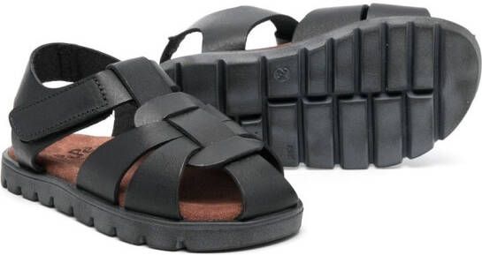 Pèpè Leren sandalen Zwart