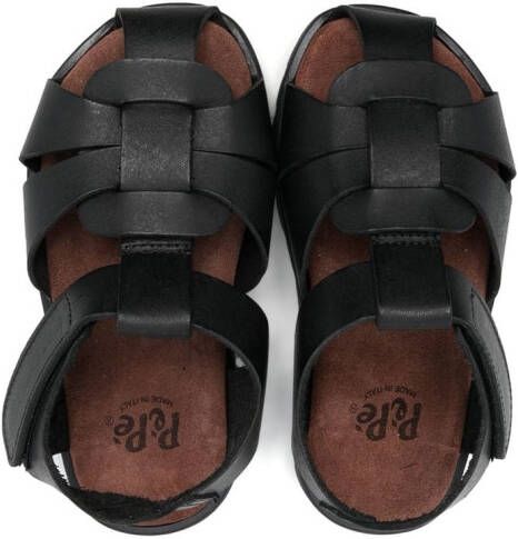 Pèpè Leren sandalen Zwart