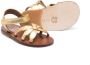 Pépé Kids Giulia leren sandalen Goud - Thumbnail 2