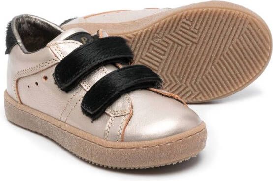 Pépé Kids Sneakers met klittenband Goud