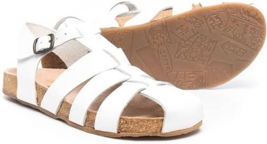 Pèpè Sandalen met gesp Wit